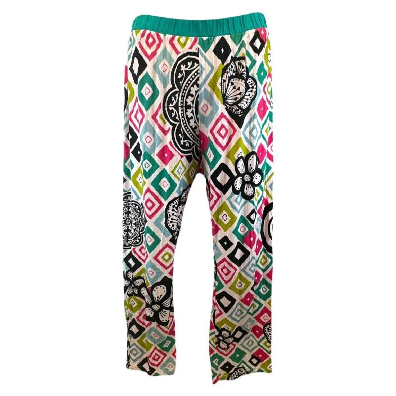 Comfortable Women's Apparel Mid - Season Sale Multi-colored Print Pyjama Trousers Desigual