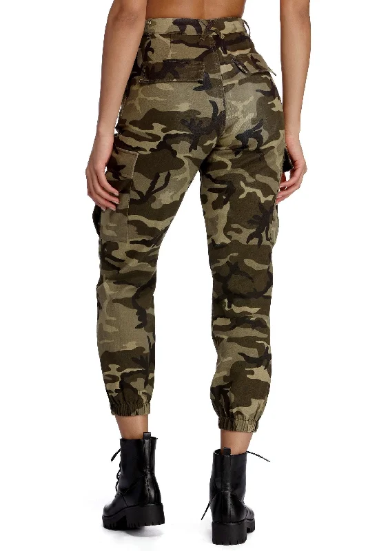 Women's Active Outfit For Fitness Sophisticated Outfits Camo Take Charge Cargo Pants