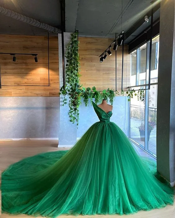 Women's Athletic Clothes Buy More, Save More Gorgeous Green Ball Gown Sweet 16 Gown, Tulle Party Dresses