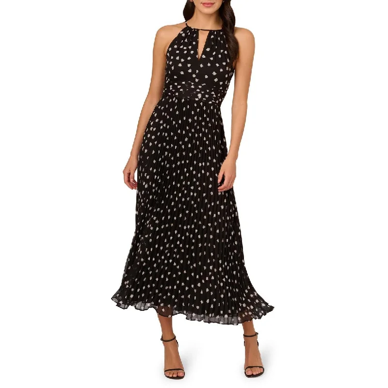 Women's High-Fashion Apparel Snag Fabulous Fashion Bargains Womens Printed Pleated Midi Dress