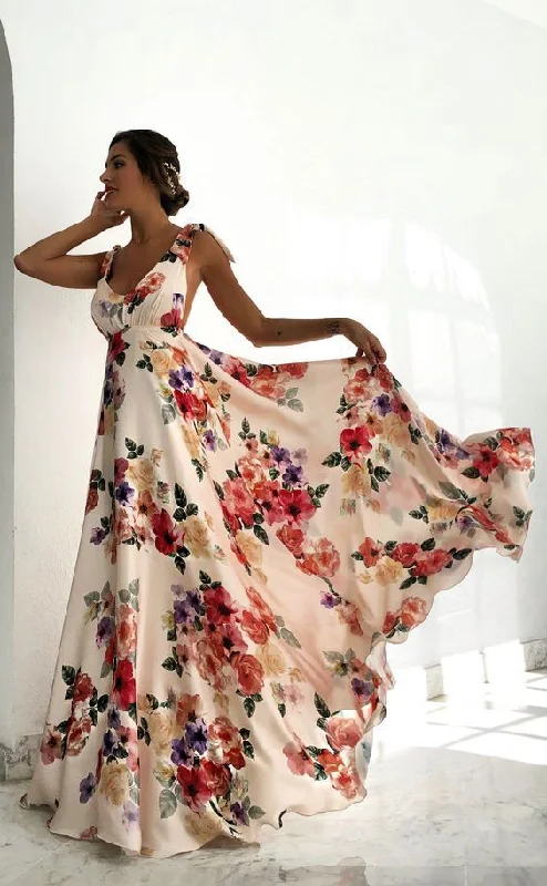 Women's Layered Outfit Style Your Wardrobe Floral Prom Dresses  Evening Dresses  cg8036