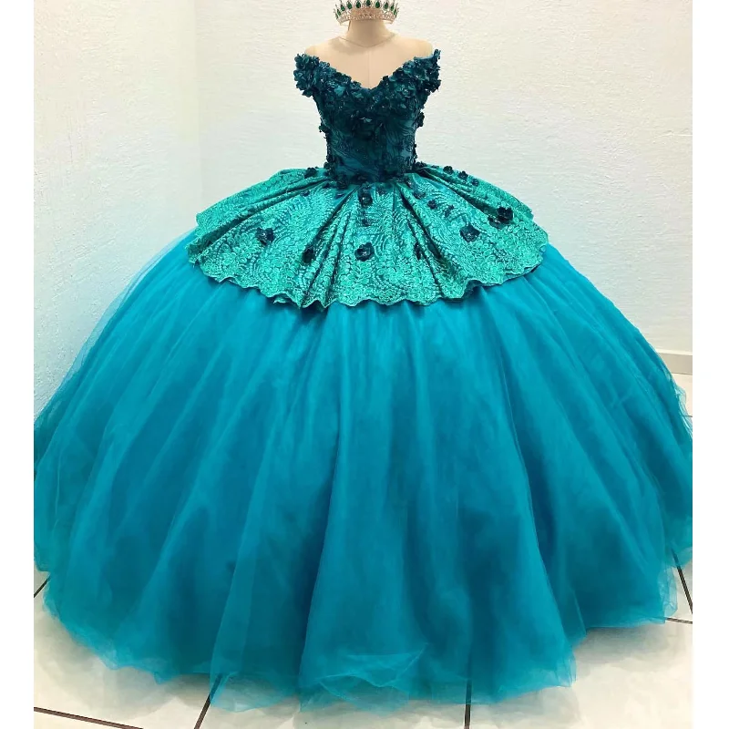 Women's Elegant Clothes Trendy New Clothes Green Quinceanera Dresses Ball Gown For Sweet Girl Beaded Sequined Sweetheart Floor-Length Party Prom Dress Vestidos De 15 Años