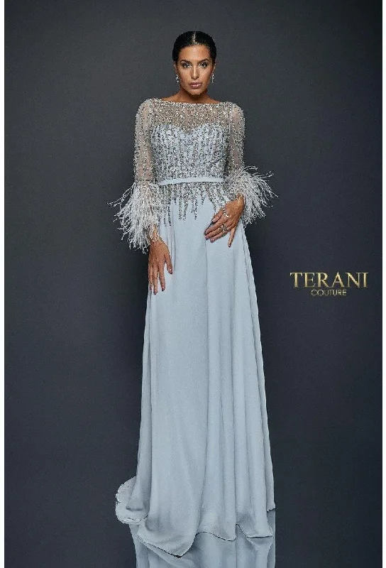 Women's Fashion-Forward Apparel Style Breakthroughs Terani Couture 1921M0473 Long Formal Dress