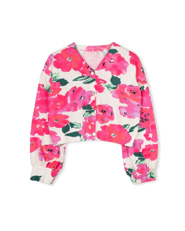 Women's Sports Apparel Daily Essentials Bright Floral Cardigan