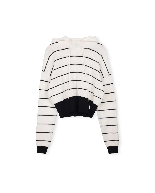 Women's Work Apparel Huge Discounts This Week Knit Stripe Sweatshirt