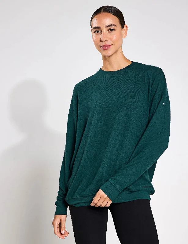 Timeless Women's Clothing Evening Elegance Soho Pullover - Midnight Green