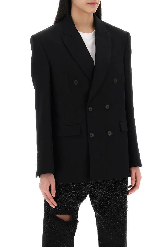 Vintage-Inspired Women's Apparel Redefining Women's Style Wardrobe.nyc Double-Breasted Blazer