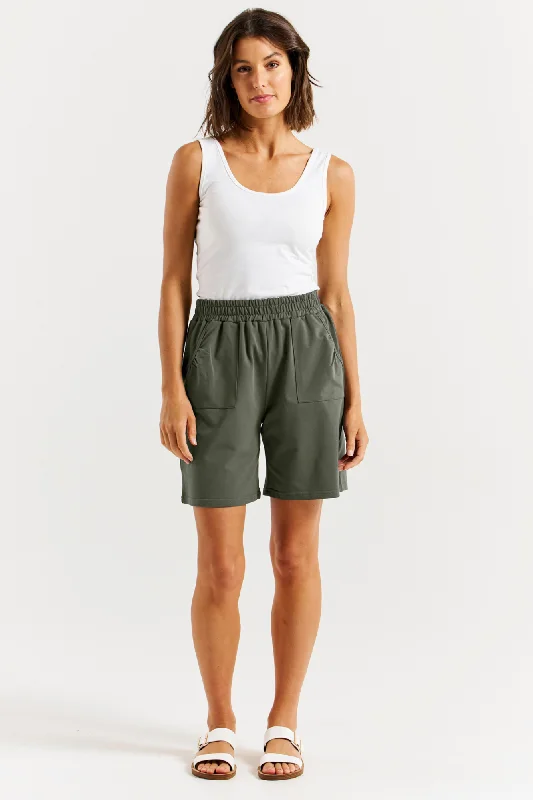 Women's Casual Clothing For Lounging Catch Every Fashion Trend Betty Basics Harvard Short Khaki