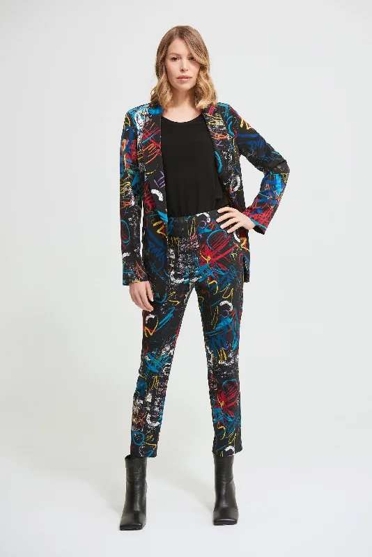 Timeless Women's Garments Inspired By You, Designed For You Joseph Ribkoff Multi Coloured Blazer Jacket