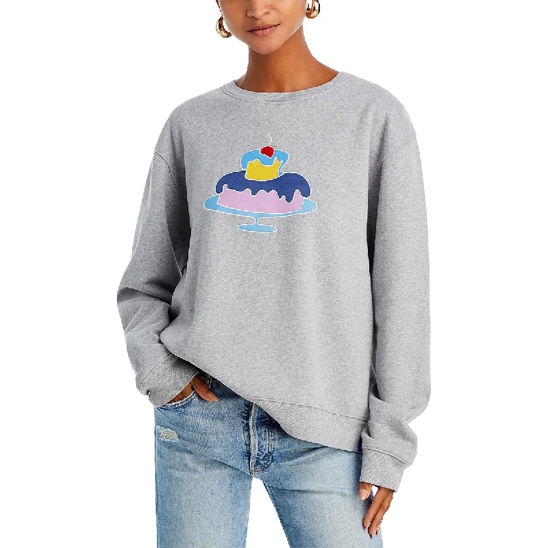 Vintage-Inspired Women's Clothes Exclusive Deals Online Womens Crewneck Long Sleeves Sweatshirt