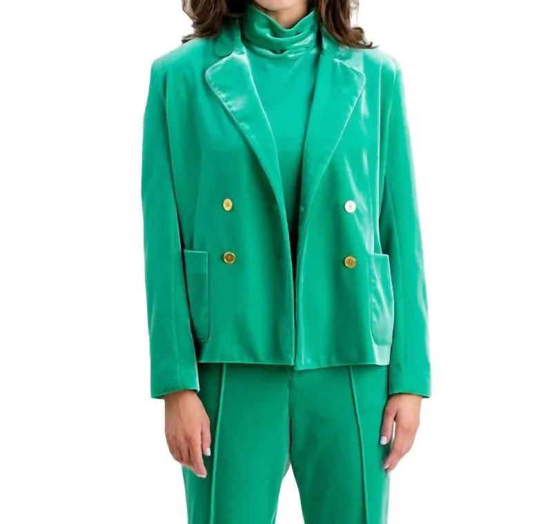 Affordable Women's Clothes Trendy Women's Wear Collection Steph Blazer In Dynasty Green