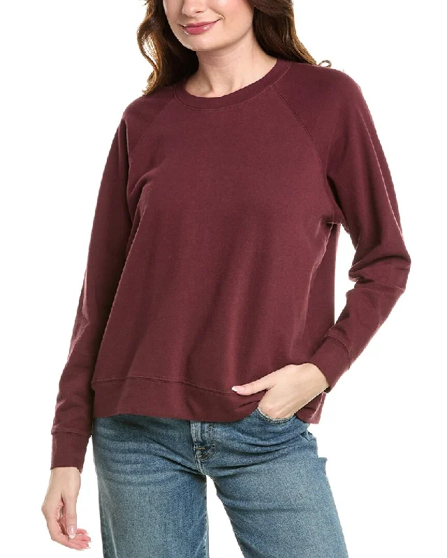 Affordable Luxury Women's Apparel Seasonal Fashion James Perse French Terry Relaxed Sweatshirt