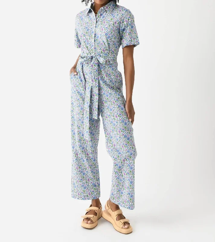 Women's Trendy Garments Spring Wardrobe Flo Jumpsuit In Sky Meadow