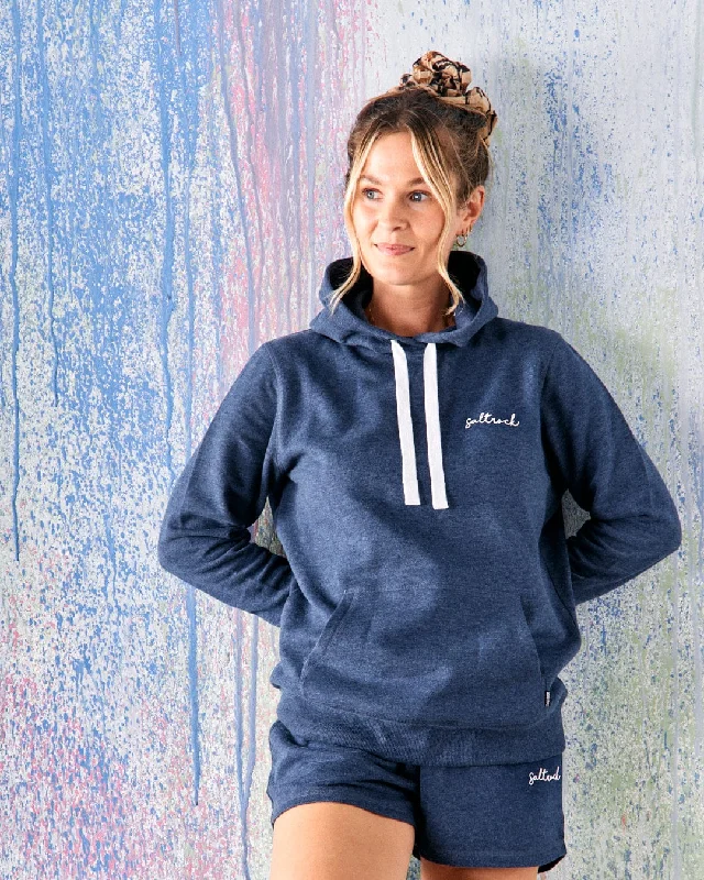 Women's Elegant Apparel End Of Season Sale Velator - Womens Pop Hoodie - Blue Marl