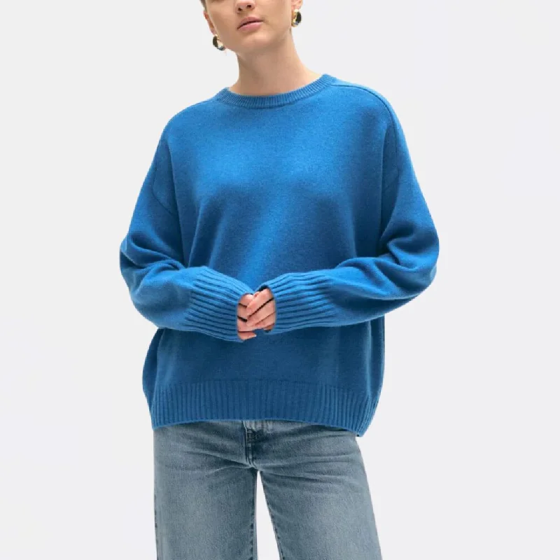 Women's Professional Attire Quick Grab Deals Cashmere Saddle Sleeve Crewneck