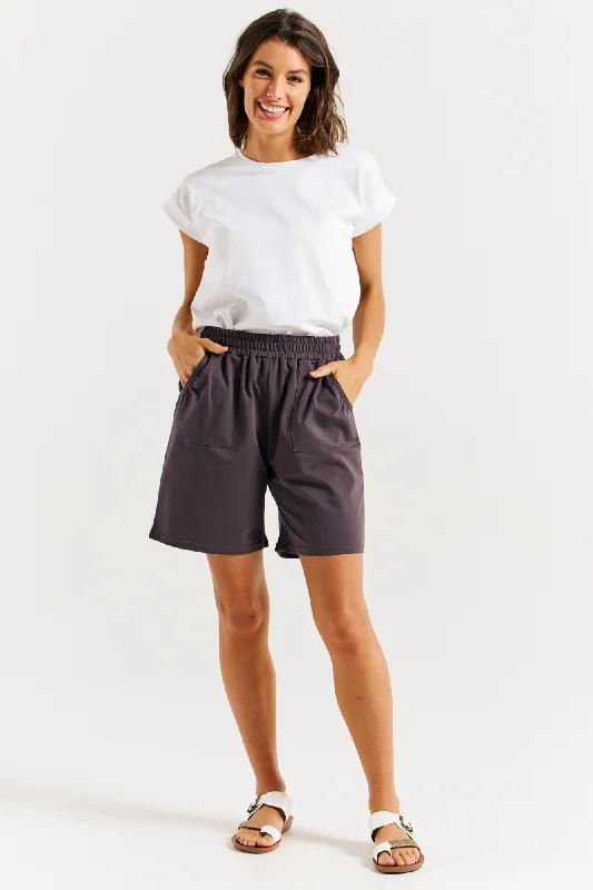 Classic Women's Clothing Styles Casual Yet Stylish Separates Betty Basics Harvard Short Smoke