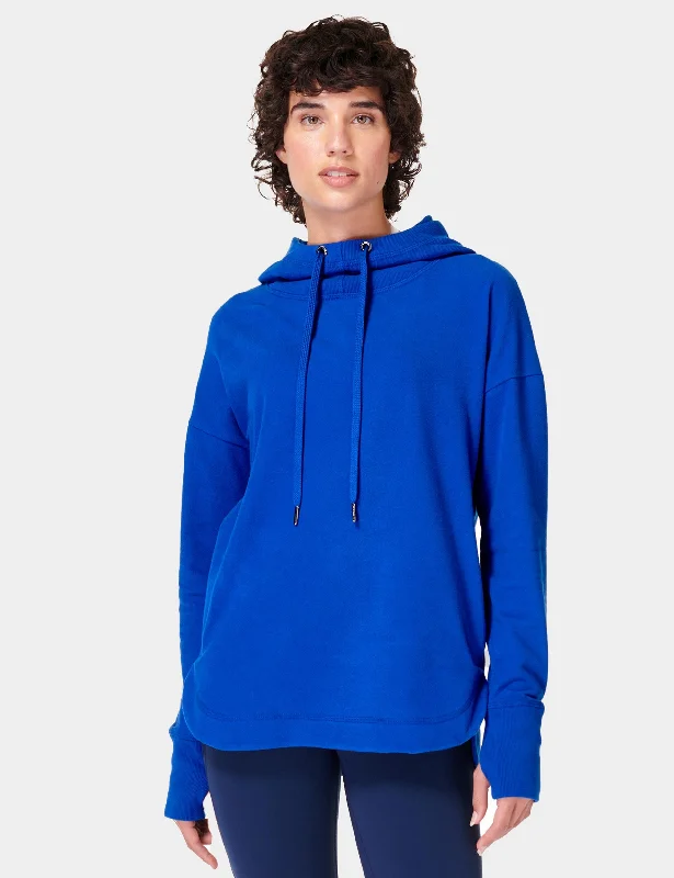 Trendy Athleisure Clothing For Women Save Big Escape Italian Fleece Hoody - Lightning Blue